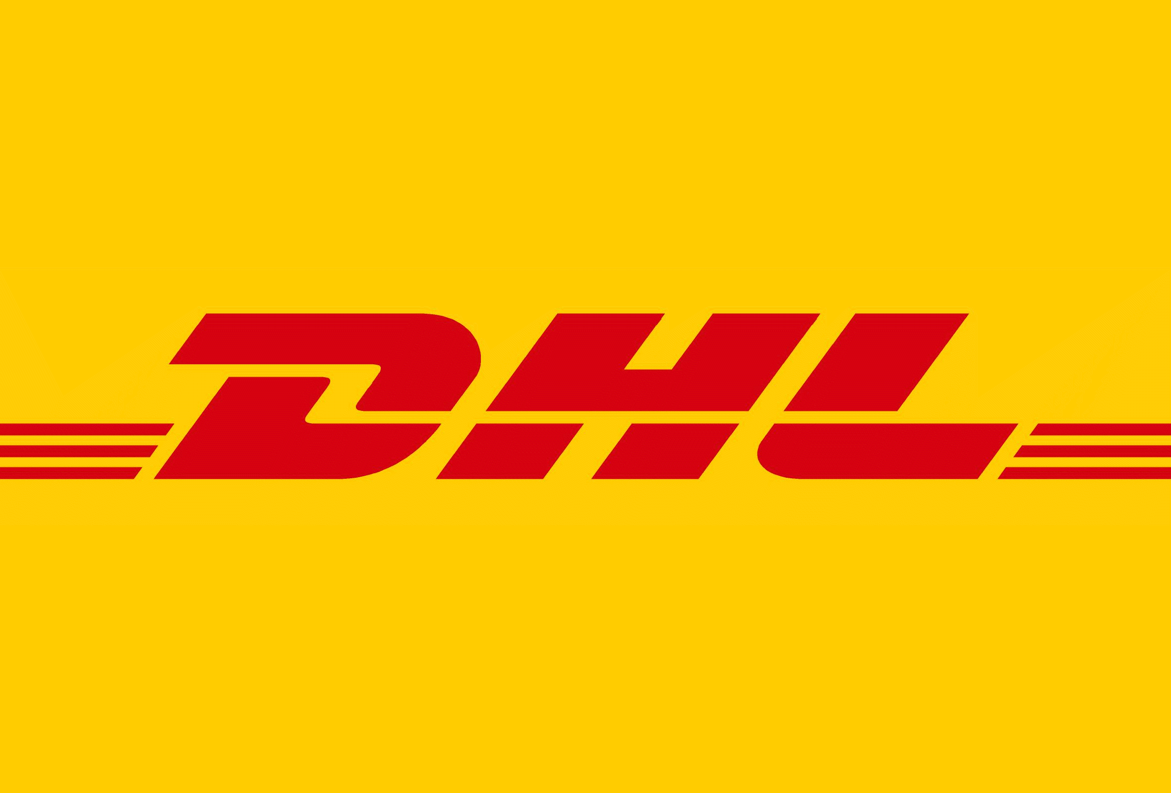 DHL Wir versenden primär mit DHL.